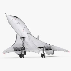 Concorde Supersonic Passenger Jet Airliner Generic